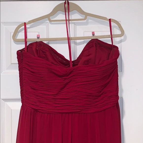 Floor Length Red Formal Gown - Picture 4 of 4